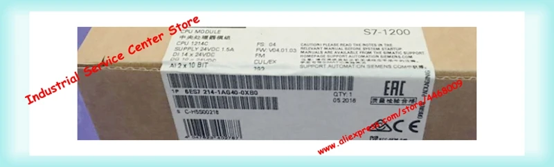 

6ES7214-1AG40-0XB0 6ES7 214-1AG40-0XB0 S7-1200 New Original PLC in stock
