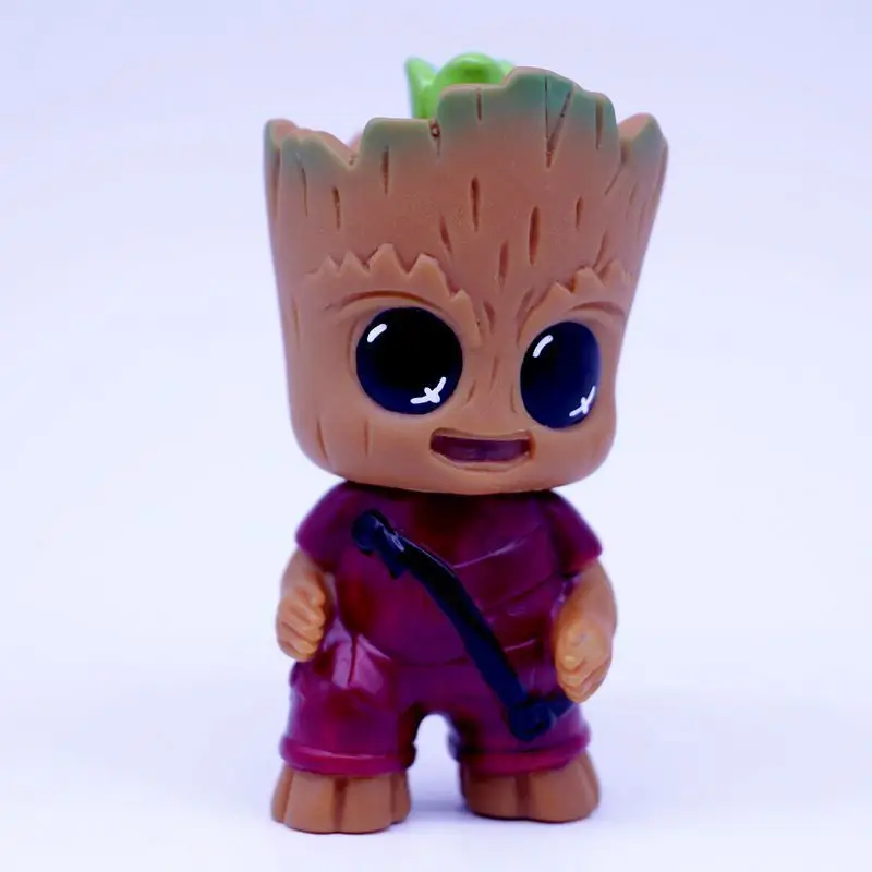 Охранники Galaxy groot ракета енот Drax Звездный разрушитель брелки|Игровые фигурки и