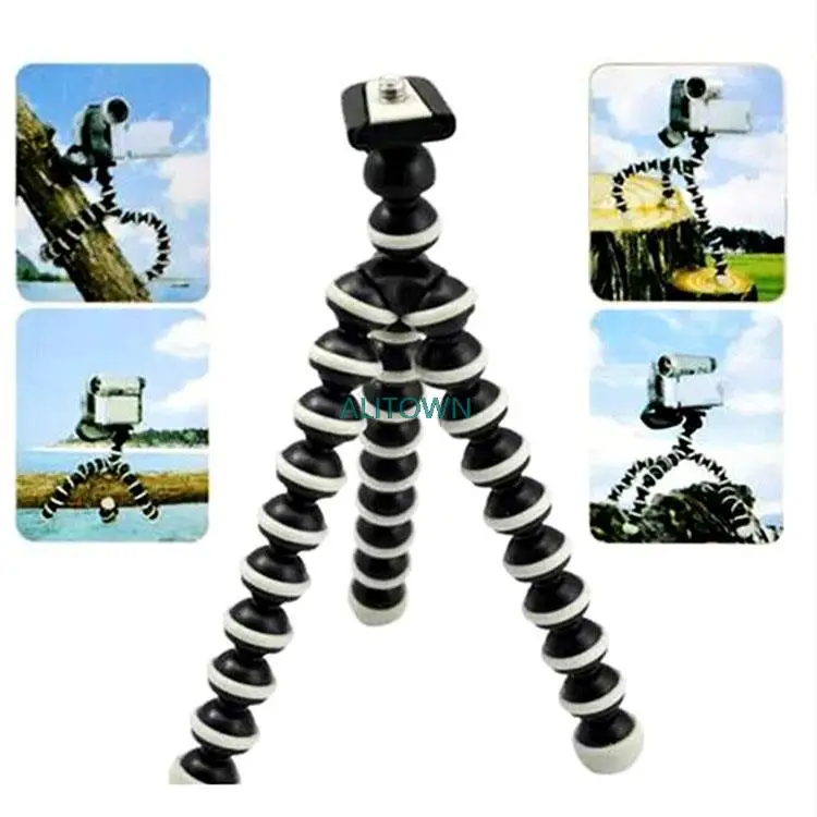 100Pcs/Lot Only Tripod Mini Smart Phone Camera Tripod Stand Bracket Holder Adapter For Gopro Camera Digital Camera Self-Timer
