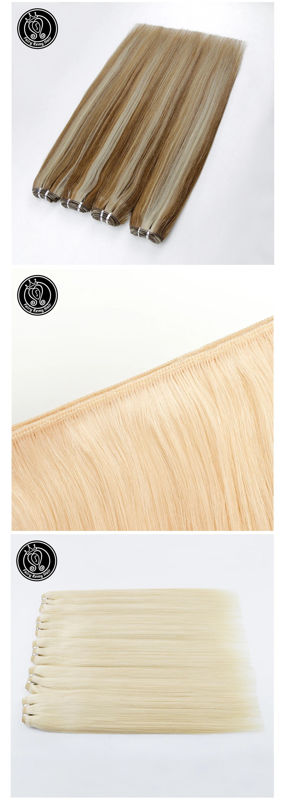 Last Extension Platinum Remy European Color discount Blonde Real Weft Bundles Human 16 Weave Hair Straight Fairy 100g/pc Inch 4 Last Extension Platinum Remy 4