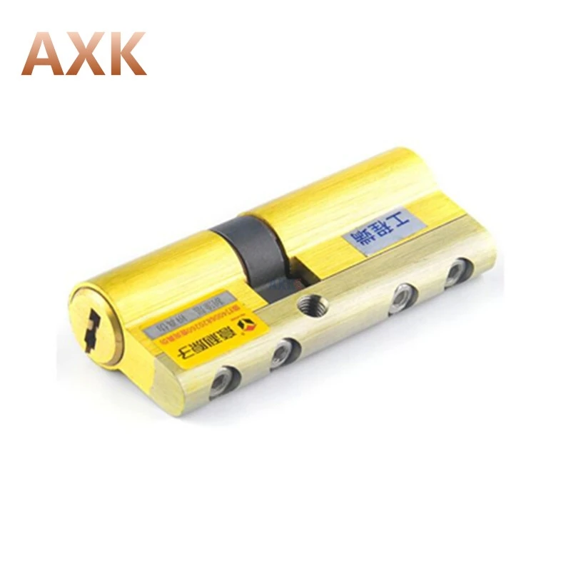 

85 eccentricity=32.5+52.5 brass handle door lock cylinder for Bedroom Bathroom Interior Locks Wooden Door Hardware