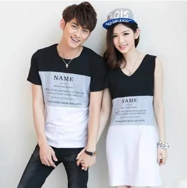 couple shirt dress