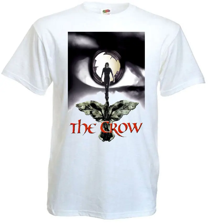 

The Crow V4 T Shirt White Movie Poster All Sizes S-3XL Tees Brand Clothing Funny T-Shirt Top Tee Cool Summer Tees