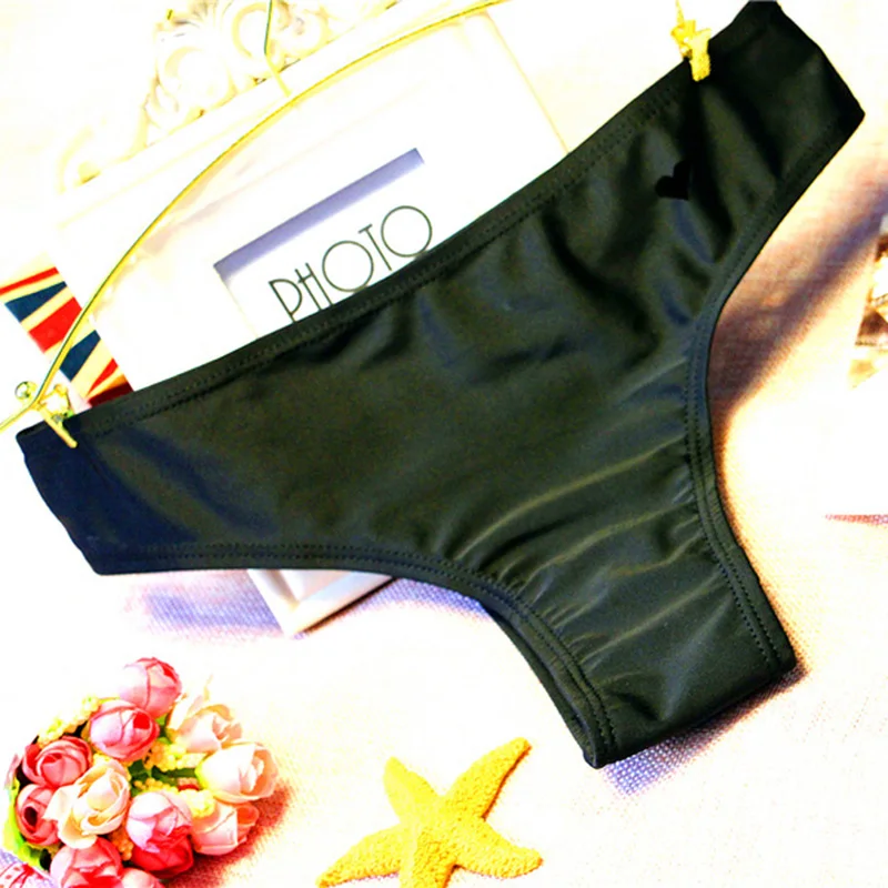 Swim Shorts Women Swimming Suit Bikini Bottoms Sexy Thong Swimwear