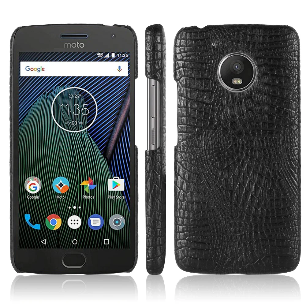 Роскошные картины крокодила Кожа Телефон чехол для Motorola Moto G5 плюс 5.2 дюйма