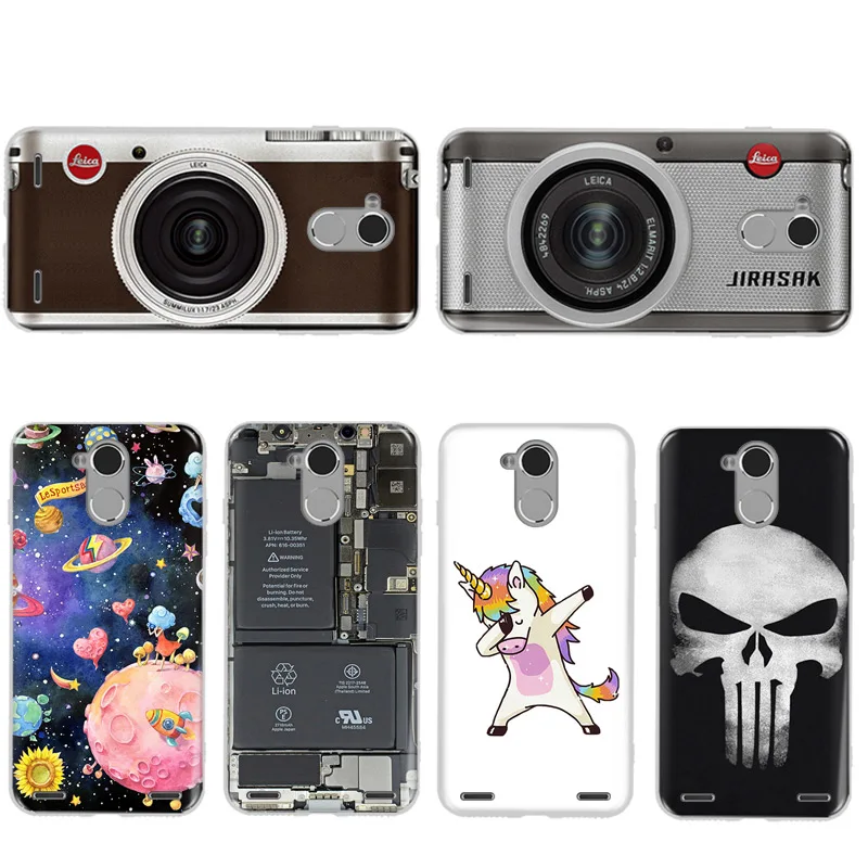 

Soft TPU ZTE Blade V7 Lite Case Cover Silicon ZTE V7 Lite Case Painted Phone Back Protective Case ZTE Blade V7 Lite Retro Camera