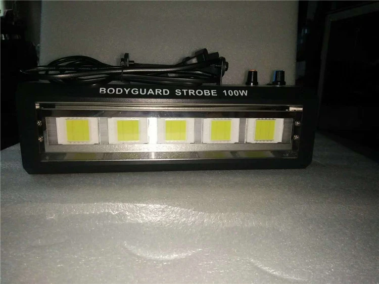 

High power DMX/Sound Control 100W White lighting LED Strobe Grille Lamp Disco Party DJ Home Music Show Projector Stage Lighting