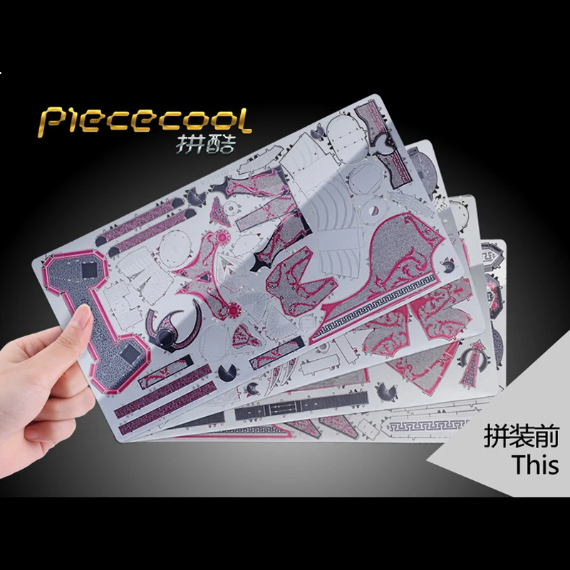 Металлический 3D пазл Piececool фигурка игрушка модель империи полковник Цинь