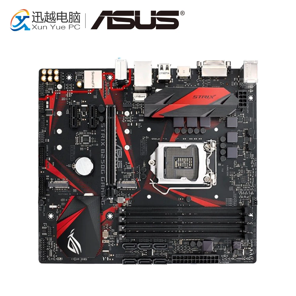 

Asus ROG STRIX B250G GAMING Desktop Motherboard B250 LGA 1151 For Core i7 i5 i3 DDR4 64G SATA3 Micro ATX Original Used Mainboard