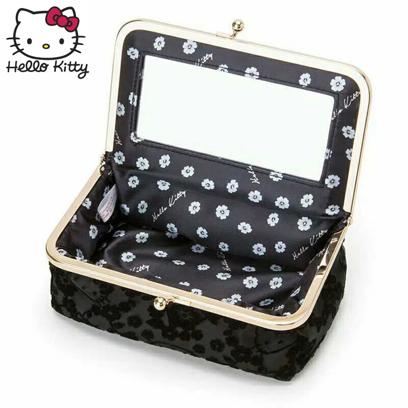 Hello kitty милый мультяшный ящик для хранения Женская сумочка для косметики для путешествий девочек удобная сумка на запястье снятие макияжа красота плюшевый рюкзак