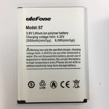 Ulefone S7 аккумулятор 2500 мАч для 5,0 дюймов ulefone s7 смартфон с номером отслеживания