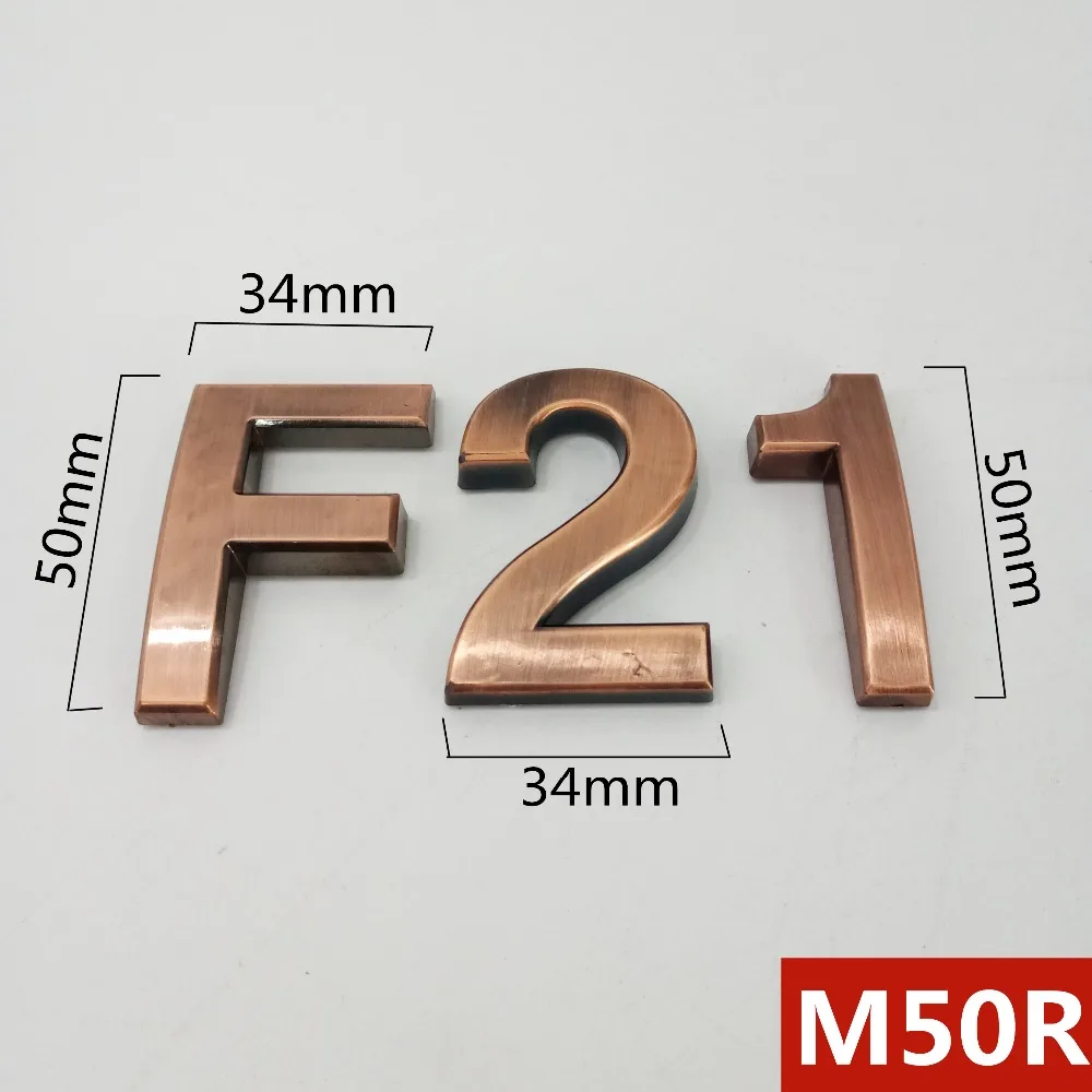 M50R红古塑料门牌15款=白底+特写F21