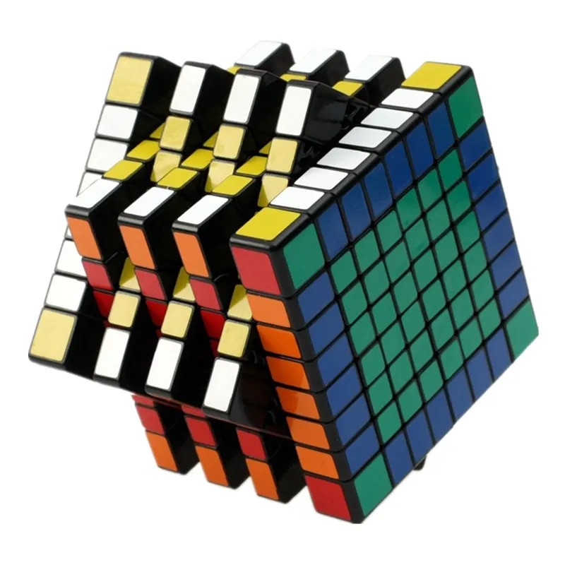 Shengshou 8x8x8 Кубик Рубика для профессионалов соревновательный куб ABS наклейка блок