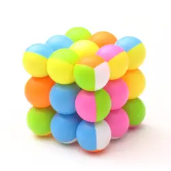 Yongjun круглые бусины магический куб 3x3x3 Красочные скоростные головоломки витой куб Neo Cubo Magico Развивающие игрушки для детей