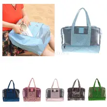 Плавательный бассейн пляж с разделителем для сухого и влажного сумки Сумка водонепроницаемая сумка с нижней обувной коробкой