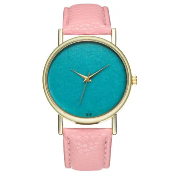 

FUNIQUE Blue Dial Leather Couple Quartz Wrist Watch For Women Relojes Para Mujer Dropshipping