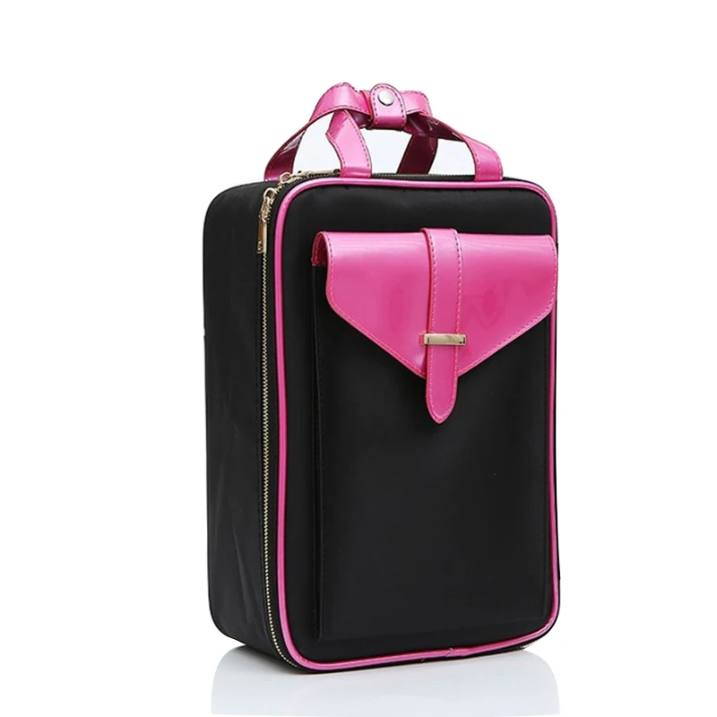 

Cosmetic Bag For Travel Professional Makeup Organizer Box Large-capacity Container Portable Storage Suitcase Brushes Tools Case