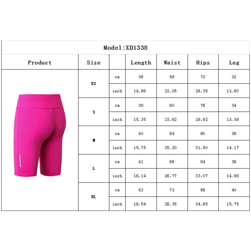 Сексуальные шорты для йоги, Женские Спортивные Компрессионные облегающие светоотражающие шорты с высокой талией для фитнеса, обтягивающие облегающие шорты