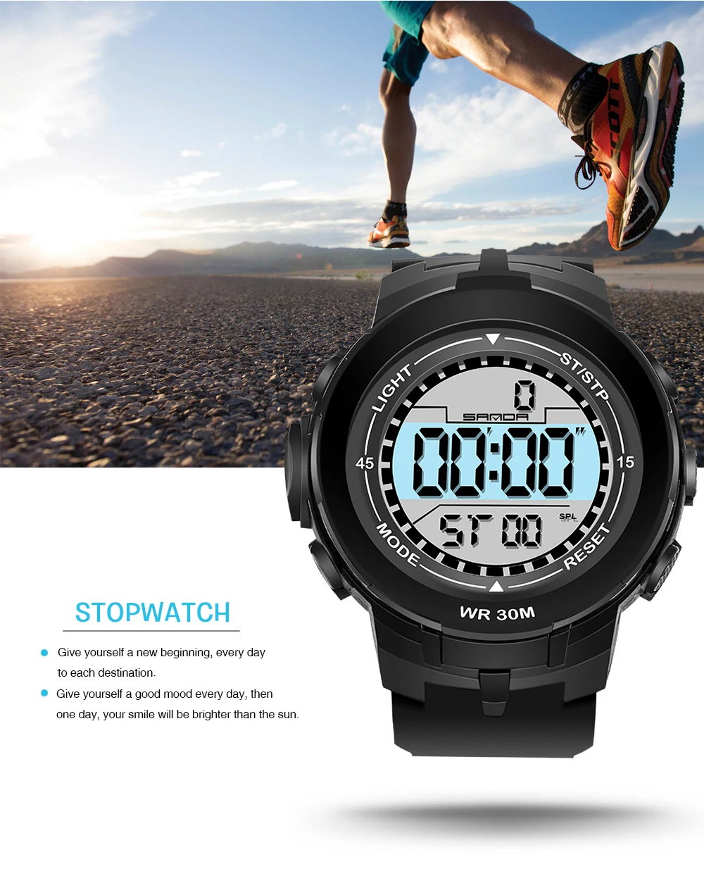 SANDA спортивные часы мужские часы лучший бренд класса люкс знаменитые светодио дный электронные светодиодные цифровые наручные часы для мужчин часы Hodinky Relogio Masculino
