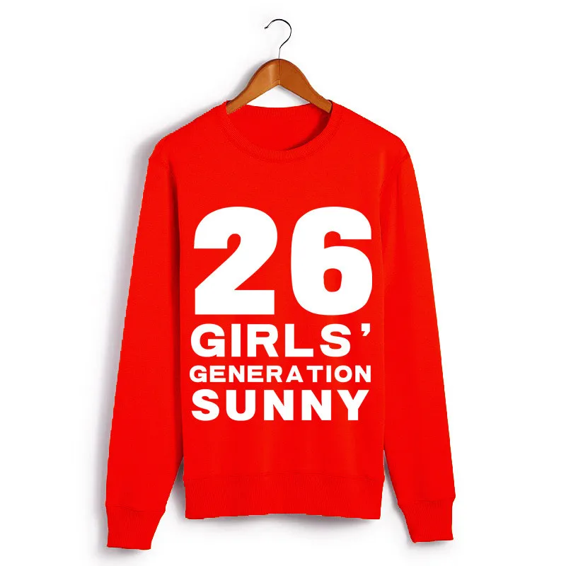 

KPOP Girls' Generation Hoody Sweatershirt Uniform Costume SNSD TaeYeon Yoona brand woman sweatershirts New
