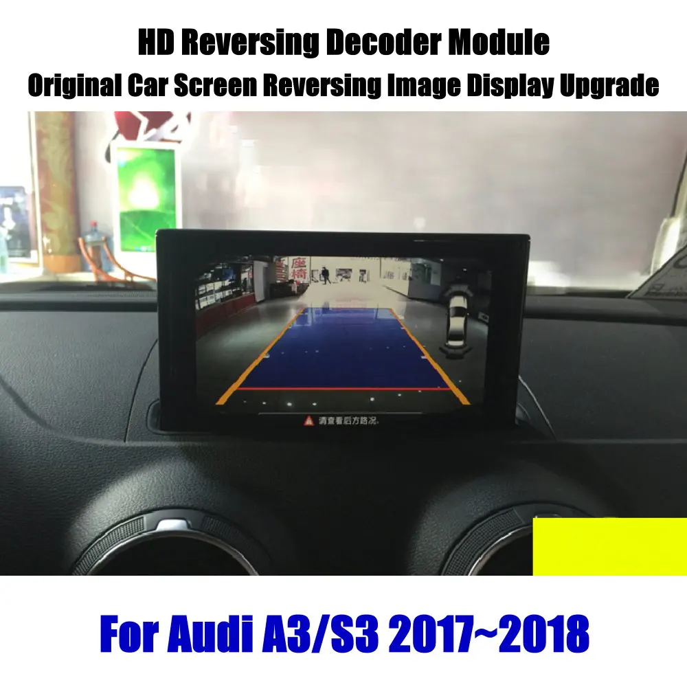 

Liandlee For Audi A3 / S3 2017~2018 Reverse Decoder Module Rear Parking Camera Image Car Screen Upgrade Display Update