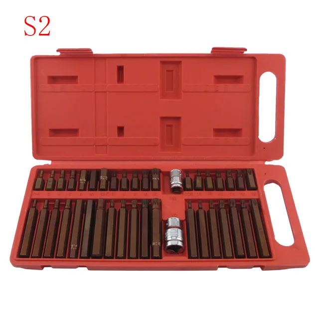 40pcs/set 1/2 "3/8" Drive Sockets Power Tool Set Hex Star Spline Socket