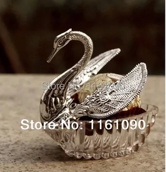 

Free shipping plain swan wedding boxes , swan gift boxes ,100pcs/lot