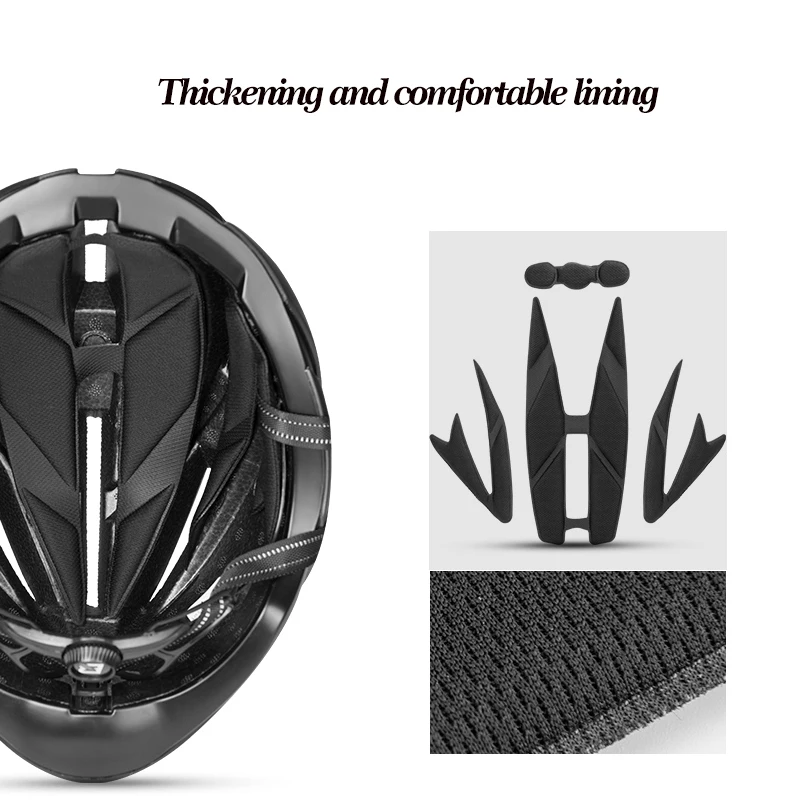 ROCKBROS ультралегкий велосипедный шлем интегрально-Формованный светоотражающий анти-сейсмический защитный шлем Велосипедное оборудование 57-62 см