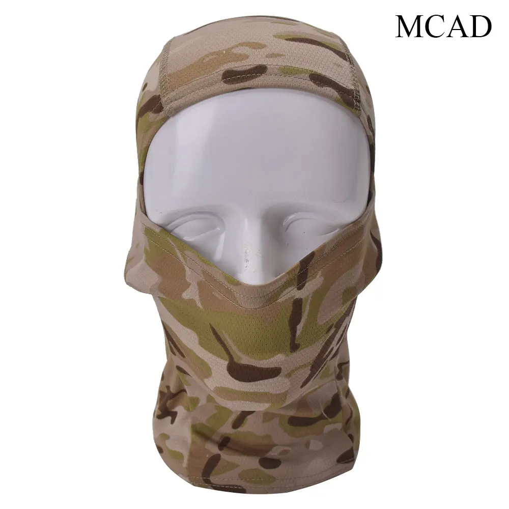 SINAIRSOFT Гремучая Змея Тактический шлем страйкбол охота Wargame дышащая Пылезащитная маска Балаклава маска для лыжного велоспорта полный капюшон - Цвет: MCAD