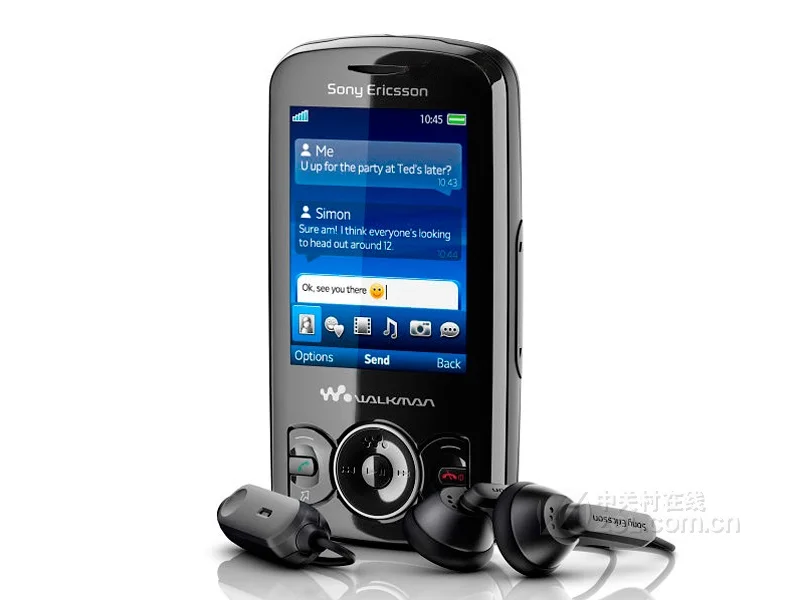Разблокированный мобильный телефон sony Ericsson W100 2MP Bluetooth FM W100 сотовый телефон