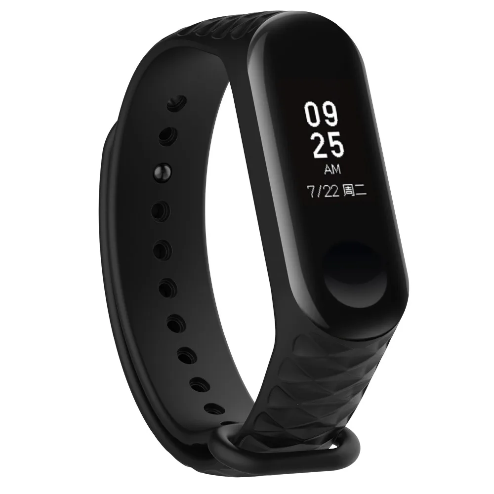 100 шт./компл. Браслет Для Xiaomi Band 3 4 силиконовый браслет Xiaomi 3 Xaiomi Xiami Xaomi Xaiomy Smartband оптовая продажа Прямая поставка