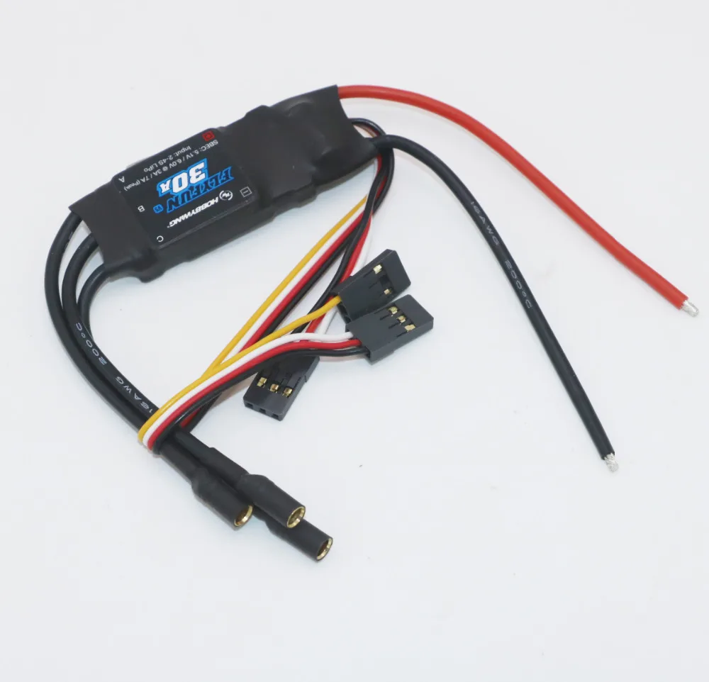 Бесщеточный Электрический контроллер скорости Hobbywing FlyFun V5 30A ESC 2 4S Lipo двигатель