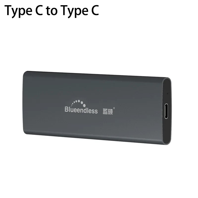 SSD Enclosure TypeC to TypeC Support 2242/2260/2280/msata M.2 PCle Bkey Slot SSD Aluminum Case For Solid State Disk High Speed