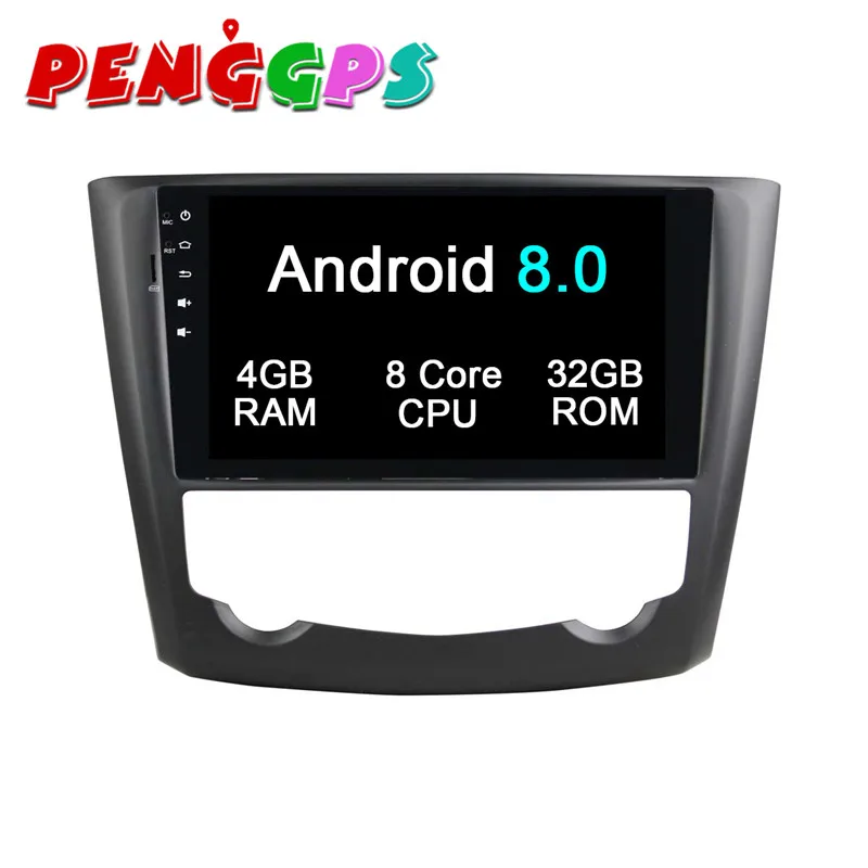 Perfect Android 8.0 7.1 Car DVD Player GPS Navigation Headunit For Renault Kadjar 2016 Full Touch Car Stereo Auto Multimedia Satnav IPS 3