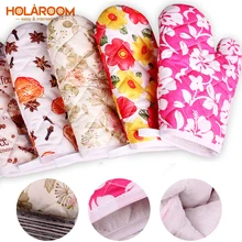 Бытовые анти-обжигающие перчатки приготовление, Выпекание, барбекю жаропрочные рукавицы микроволновая печь термоизолированные перчатки кухонные аксессуары