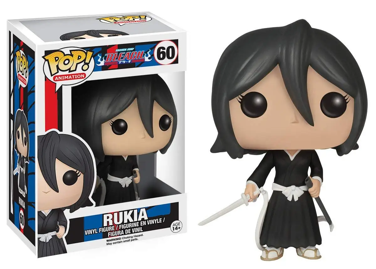 Официальный Funko pop Аниме: Bleach Rukia Виниловая фигурка Коллекционная модель игрушки с