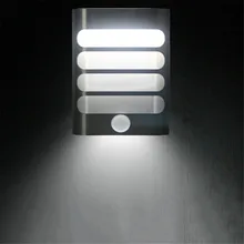 Беспроводной светодиодный инфракрасный датчик движения из PIR настенный светильник Ночной светильник Новинка для Спальня крыльца коридоры USB или Батарея приведенный в действие