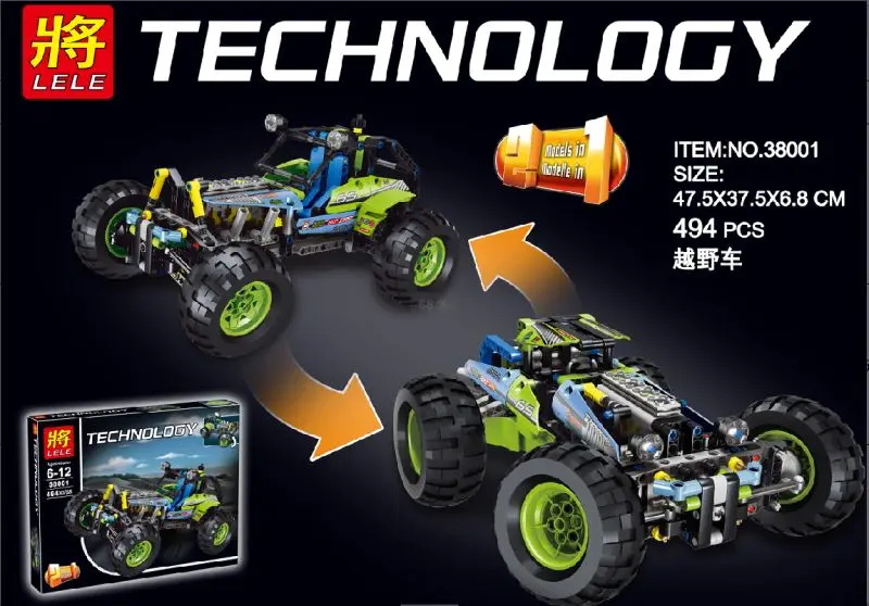 

JP 38001 High Technic Toy Model Building Blocks Bricks  Toys