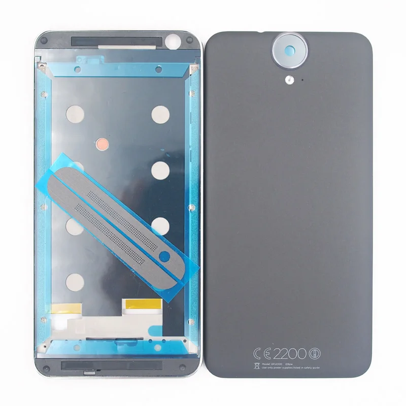 

BaanSam New Front Frame Battery Door Back Cover For HTC One E9 Plus E9PW E9PT Housing Case With Top Bottom Cover Sheet