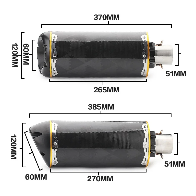 Выхлопная труба для мотоцикла mivv akrapovic выхлопная kawasaki er6n z900 R1 R6 gsr650 cbr1000 51