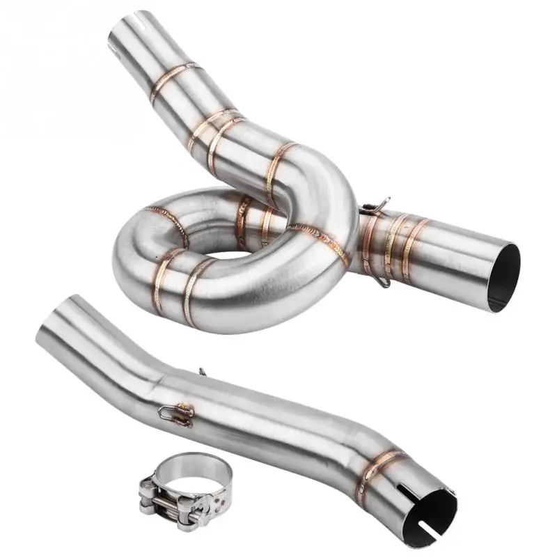 

Motorcycle Exhaust Middle Pipe Link Connect for Benelli BN302 TNT300 2014-2018 High Quality Stainless Steel Exhaust Pipe 2 Type
