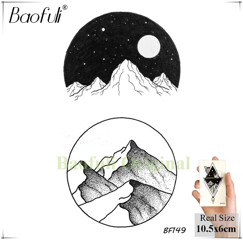 Временные тату наклейки BAOFULI для женщин|Временные тату| |