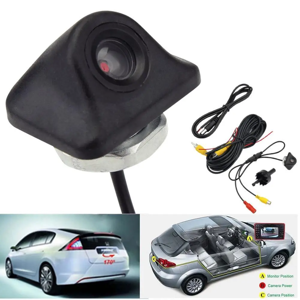 

Genuine Universal Car Rear View Camera Parking Car Rearview Camera HD Waterproof Anti-fog 170 Degrees Wide Angle Night Vision