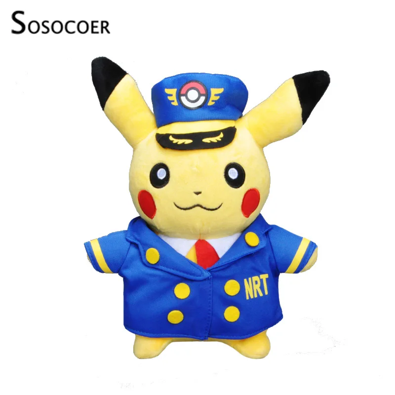 SOSOCOER Пикачу мягкая игрушка карманные монстры плюшевые куклы мультфильм аниме