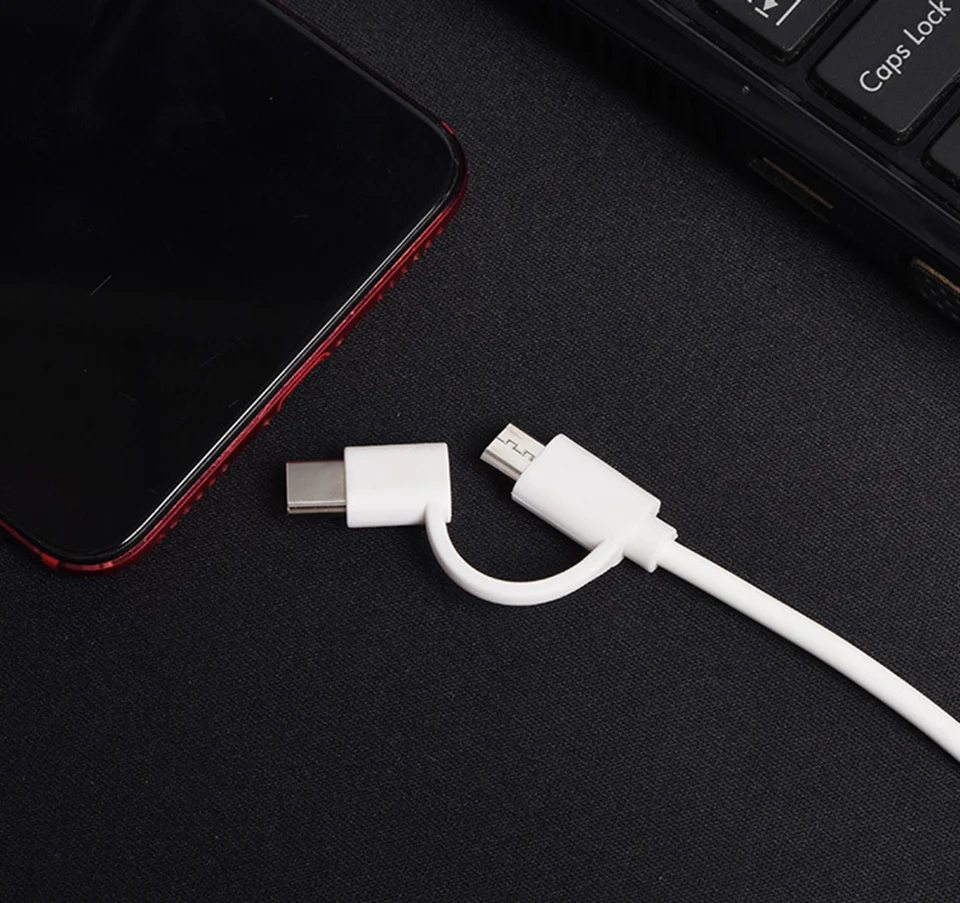 2 в 1 Micro Usb кабель Usb type C для samsung Xiaomi Nokia huawei LG Redmi Быстрая зарядка type-c зарядное устройство для телефона Android usb-c