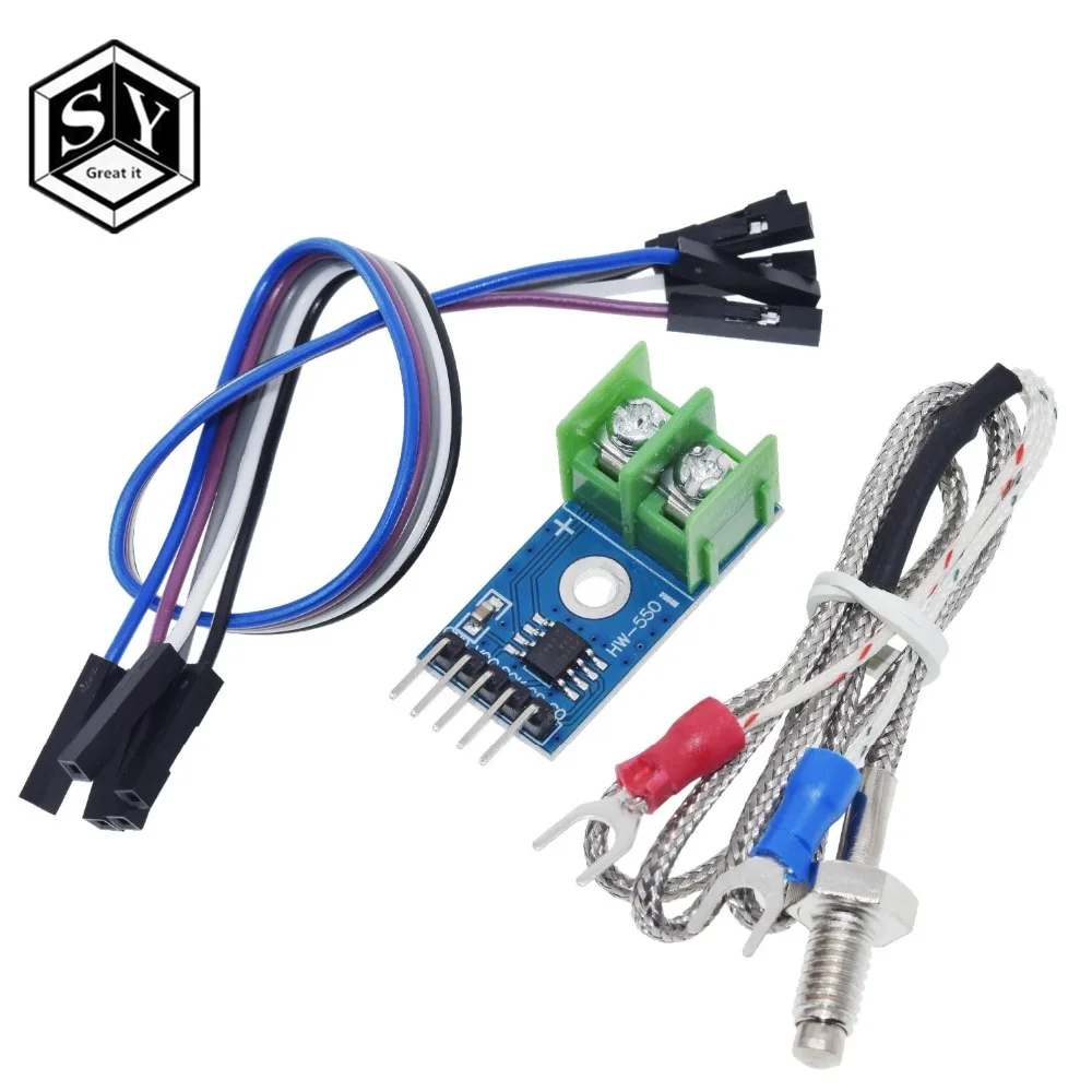 

1PCS Great IT MAX6675 Module + K Type Thermocouple Thermocouple Senso Temperature Degrees Module for arduino