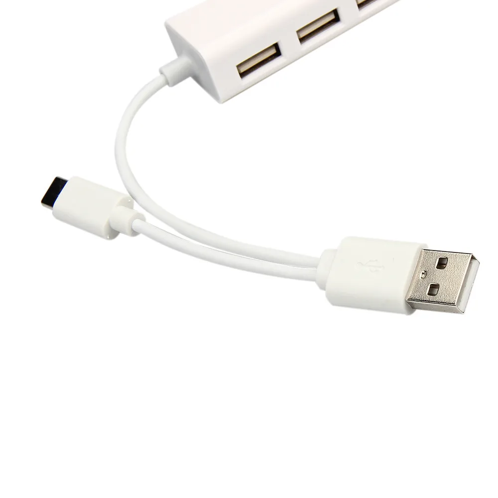 USB 3,1 Тип C + USB 2,0 несколько 3 Порты HUB Ethernet Сетевая карта для портативных ПК планшет MacBook Поддержка Windows Jun21 #2