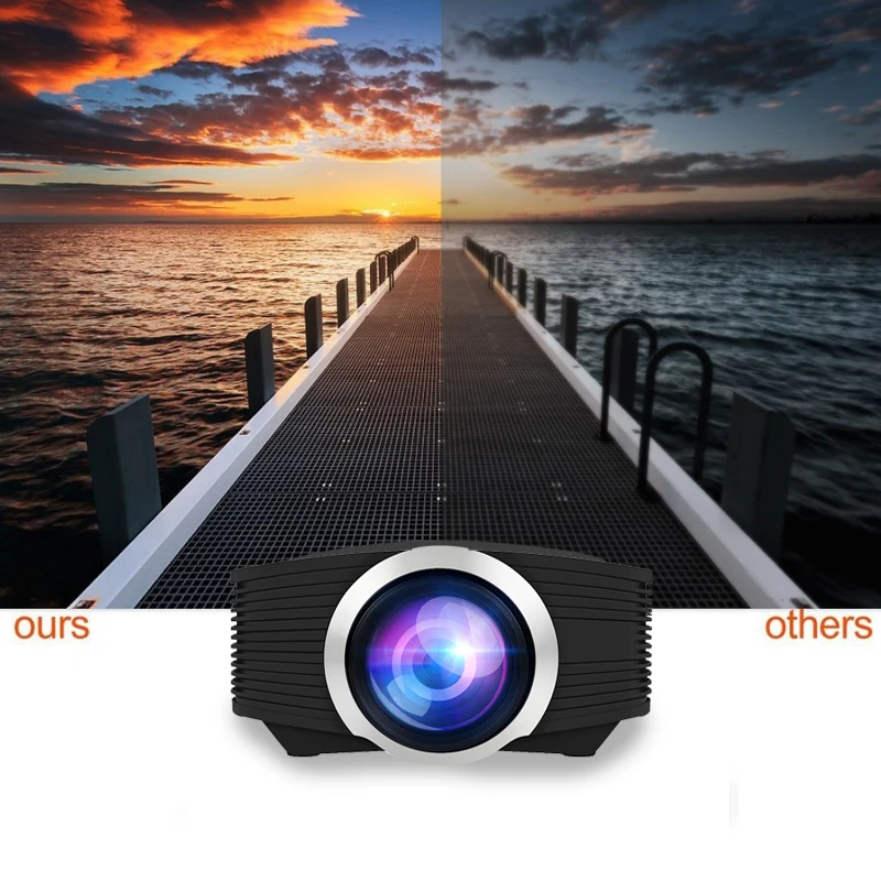 YG500 Mini Projector 1080P home theater 5.1 Portable 1800Lumen LED Projector Home Cinema USB HDMI 3D Beamer Bass Speaker Projec YG500 Mini Projector 1080P home theater 5.1 Portable 1800Lumen LED Projector Home Cinema USB HDMI 3D Beamer Bass Speaker Projec