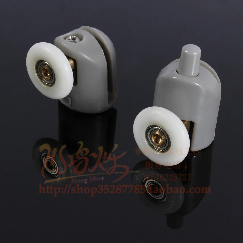 Роликовые направляющие для душевой двери диаметр 25 мм 8 шт.|shower door rollers|25mm shower