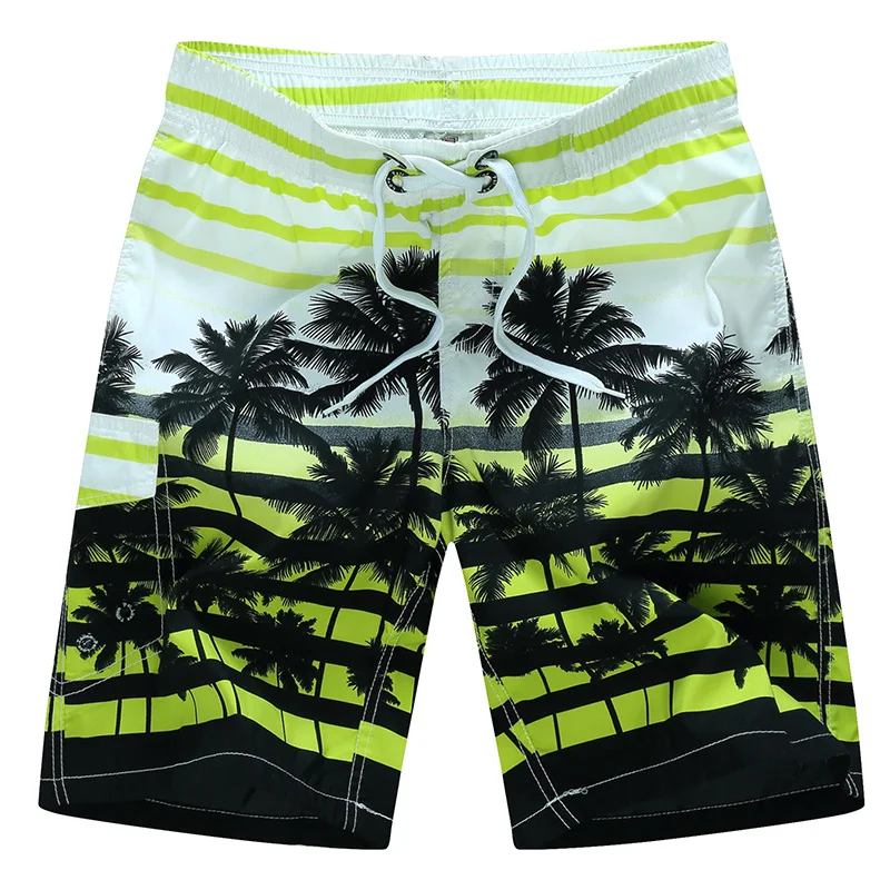 M 6XL Plus Size Quick Dry Surf Board Beach Shorts Men Swim Bathing Suit ...